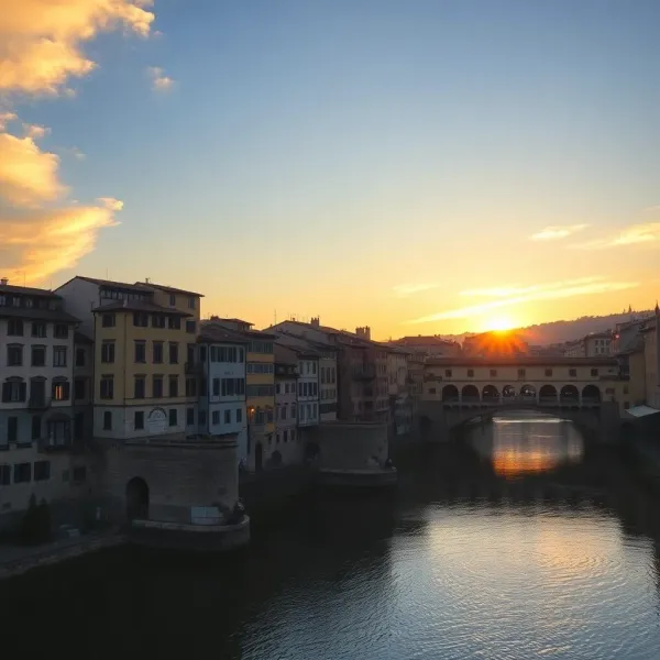 Filming in Florence