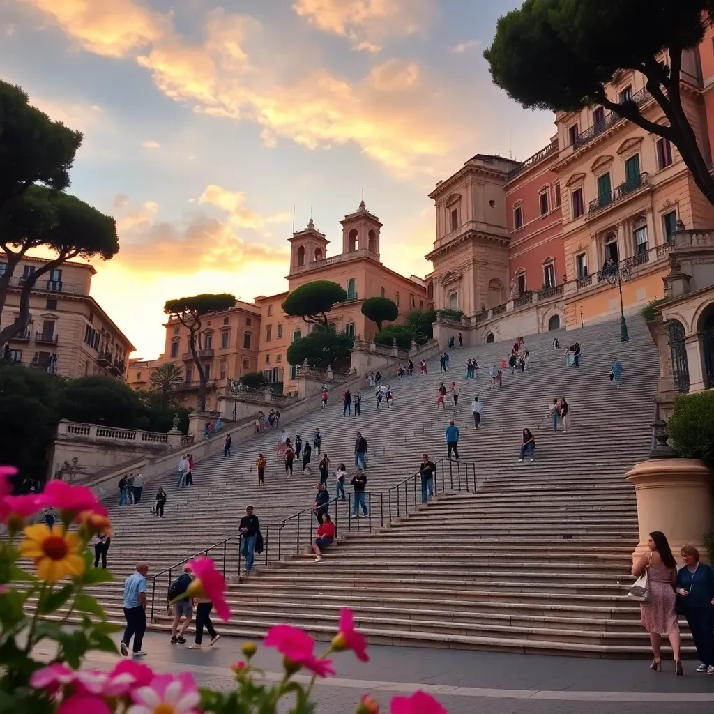 Rome Spanish Steps - filming location in Italy