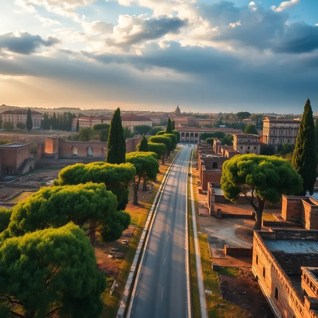 Rome Forum - filming location in Italy