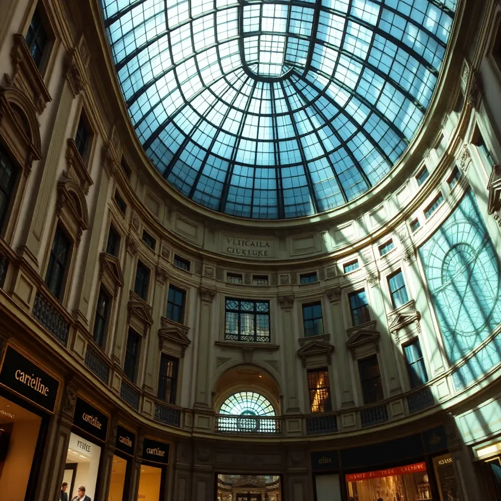Milan Galleria - filming location in Italy