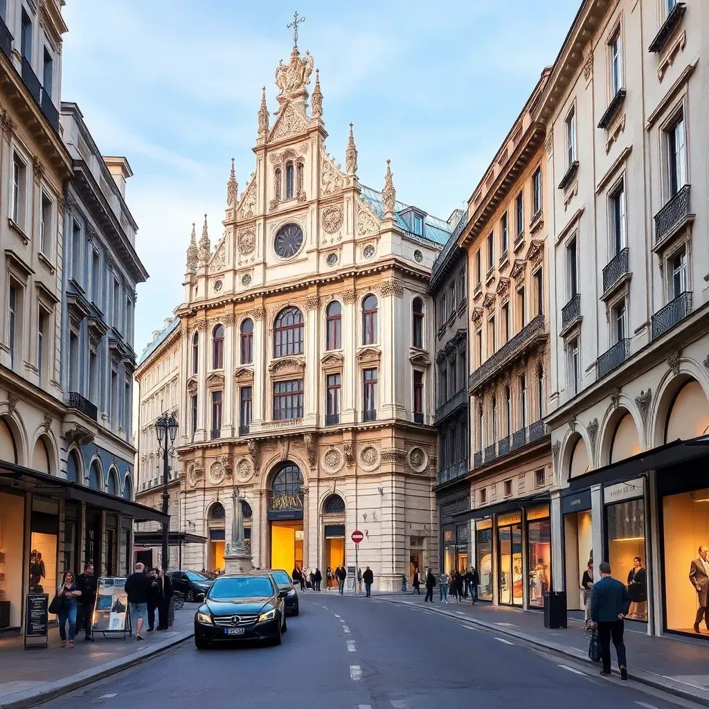 Milan Via Montenapoleone - filming location in Italy