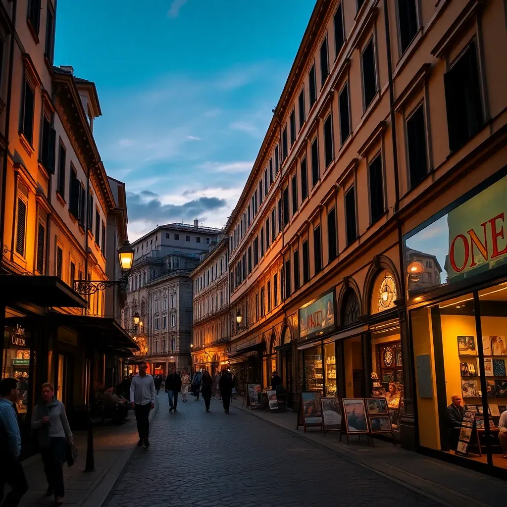 Milan Brera - filming location in Italy