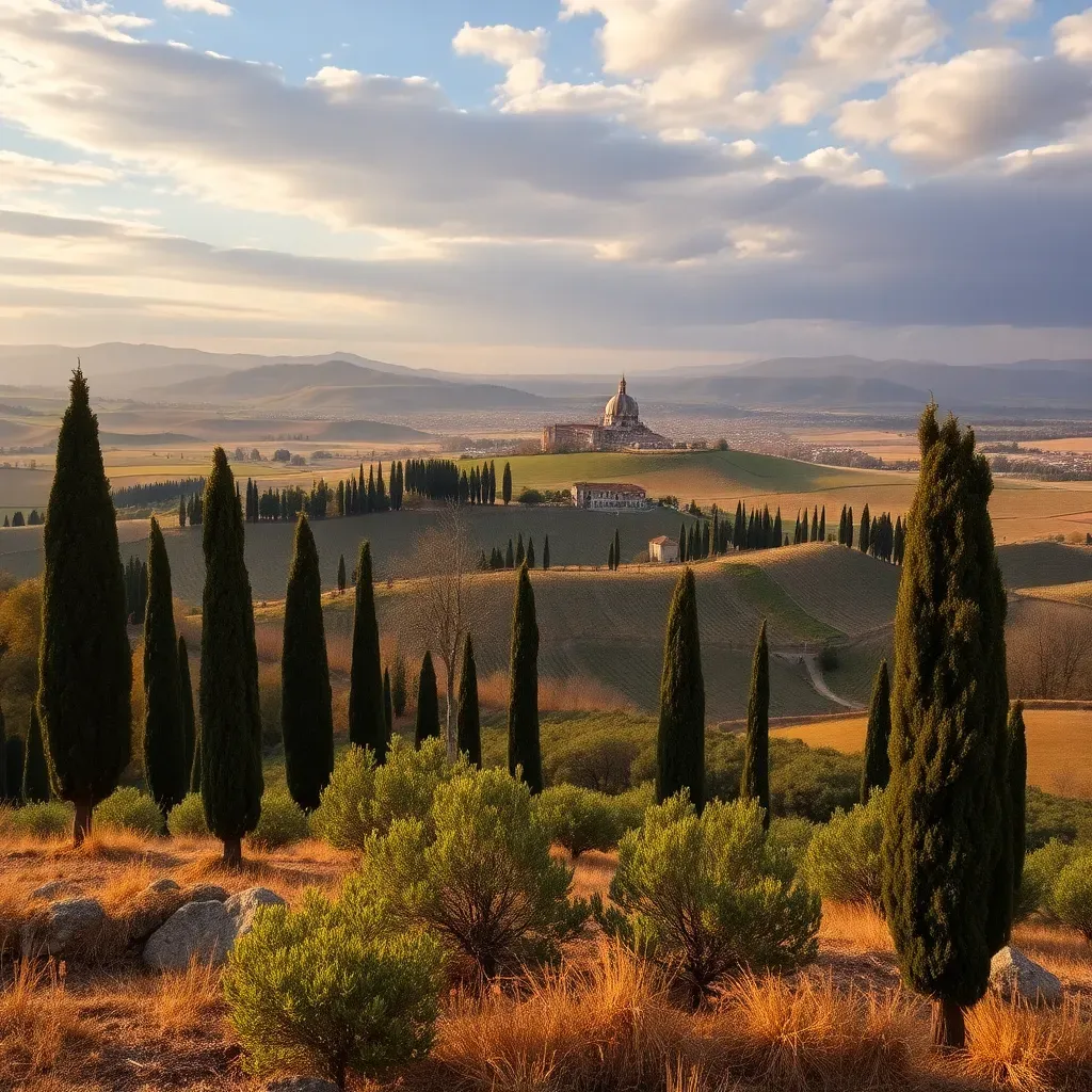 Tuscan Countryside - filming location in Italy