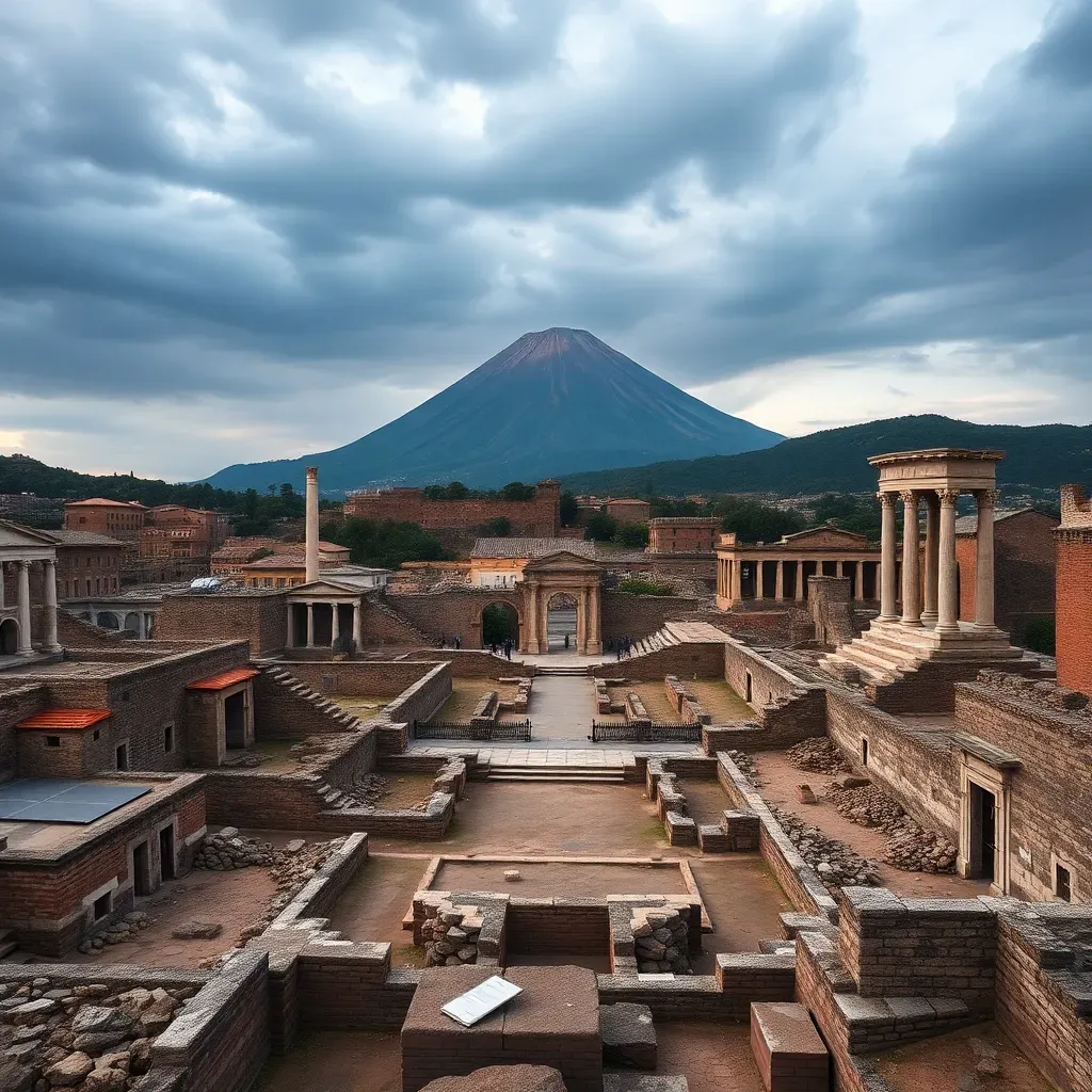 Pompeii Vesuvius - filming location in Italy