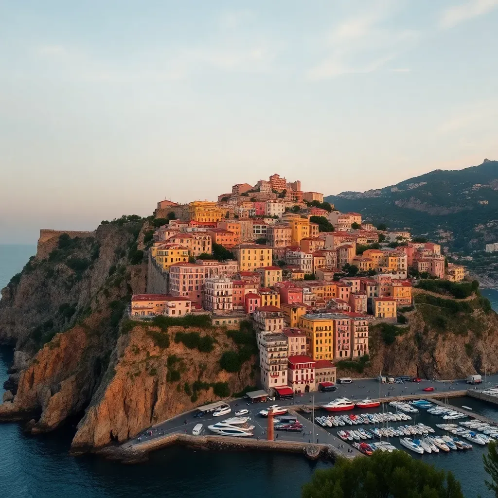 Sorrento Clifftop - filming location in Italy