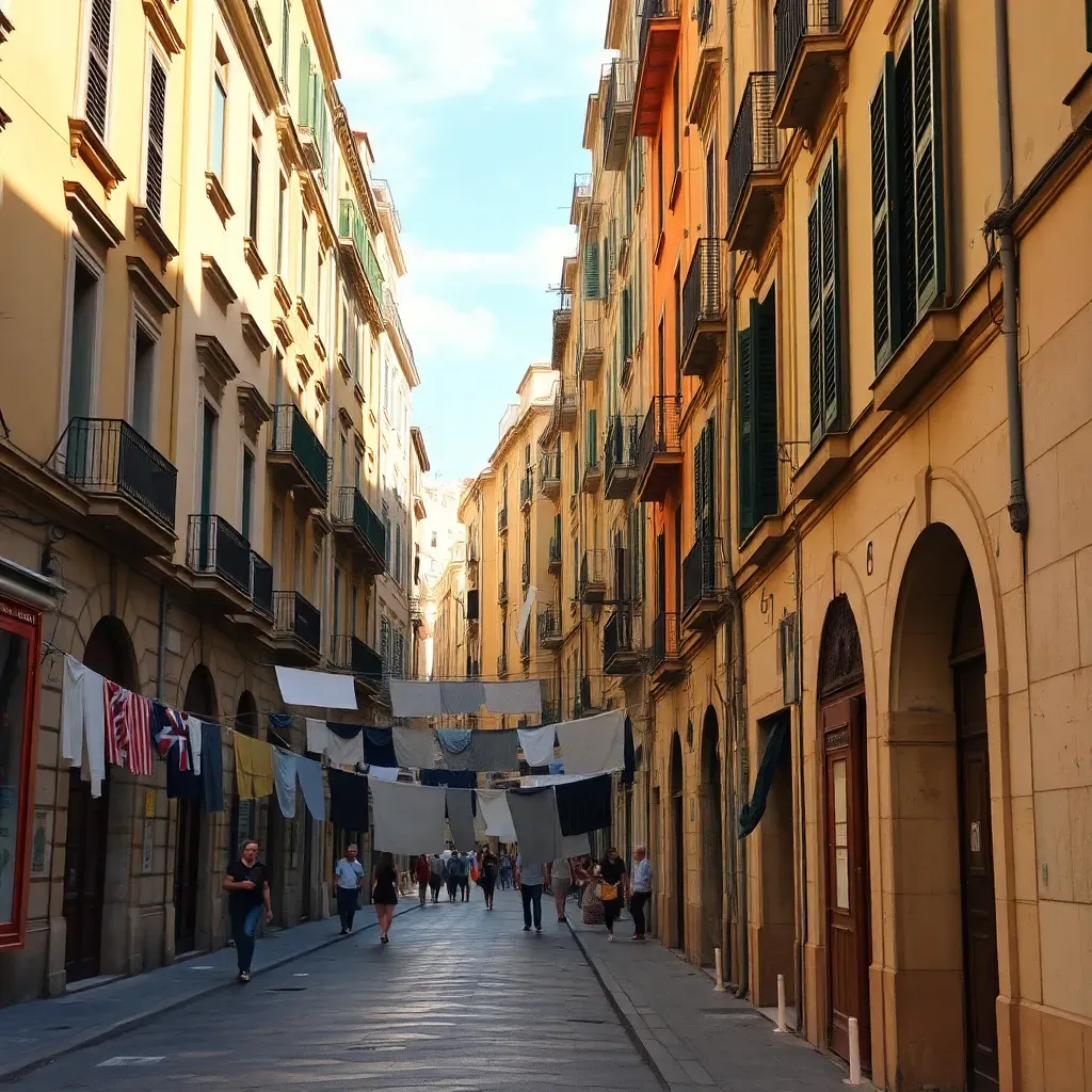 Naples Spaccanapoli - filming location in Italy