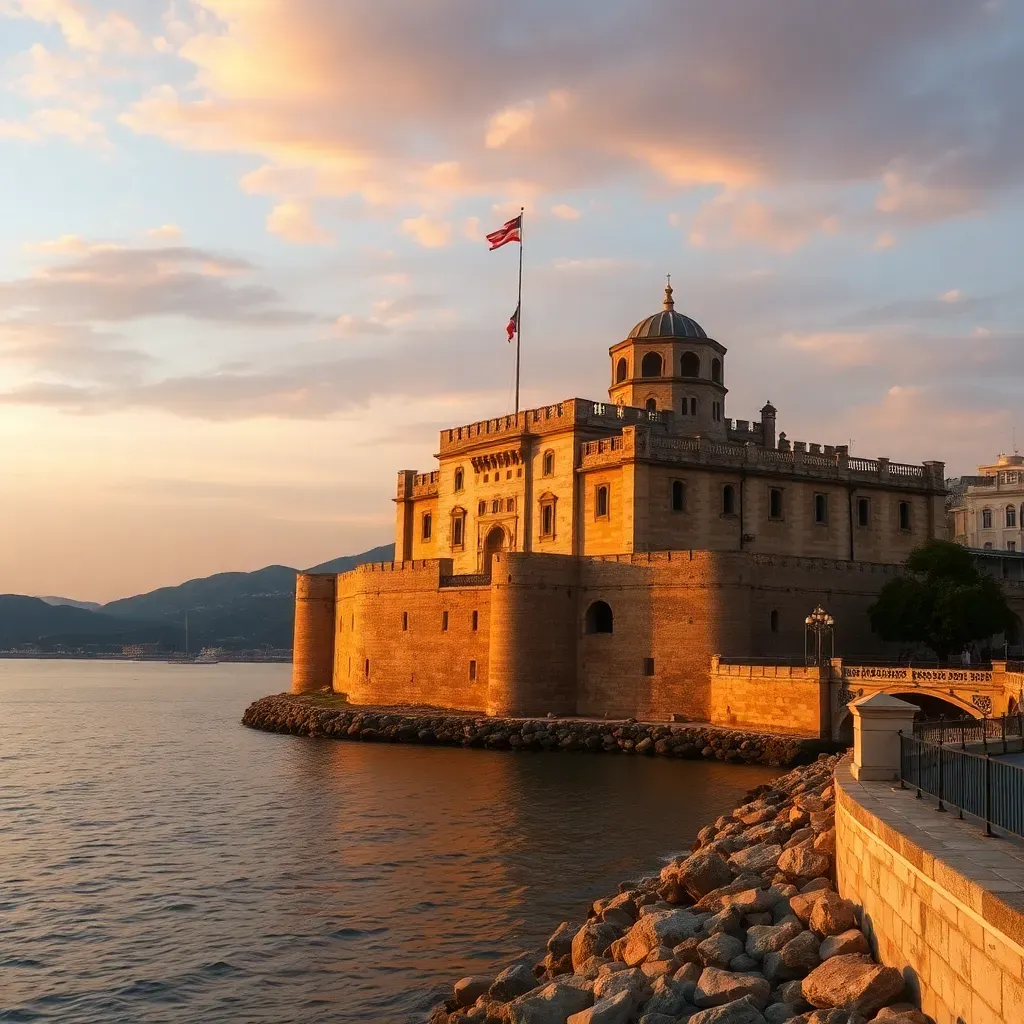 Naples Castel Dellovo - filming location in Italy